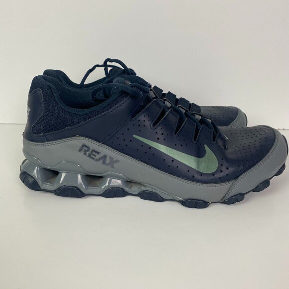 Nike Reax 8 TR Cross Training Shoes Men's 10.5 Blue Gray Sneakers - Picture 1 of 16